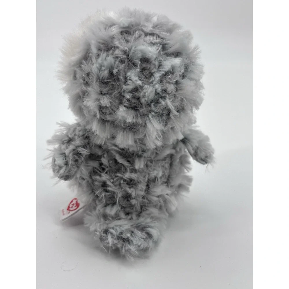 Ty Beanie Boo Owlette Owl Plush 6 Inch Gray Gold Eyes Stuffed‎ Animal